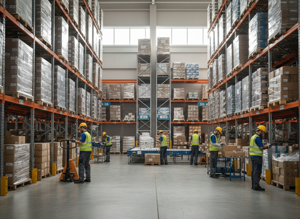 Réorganisation des flux logistiques.