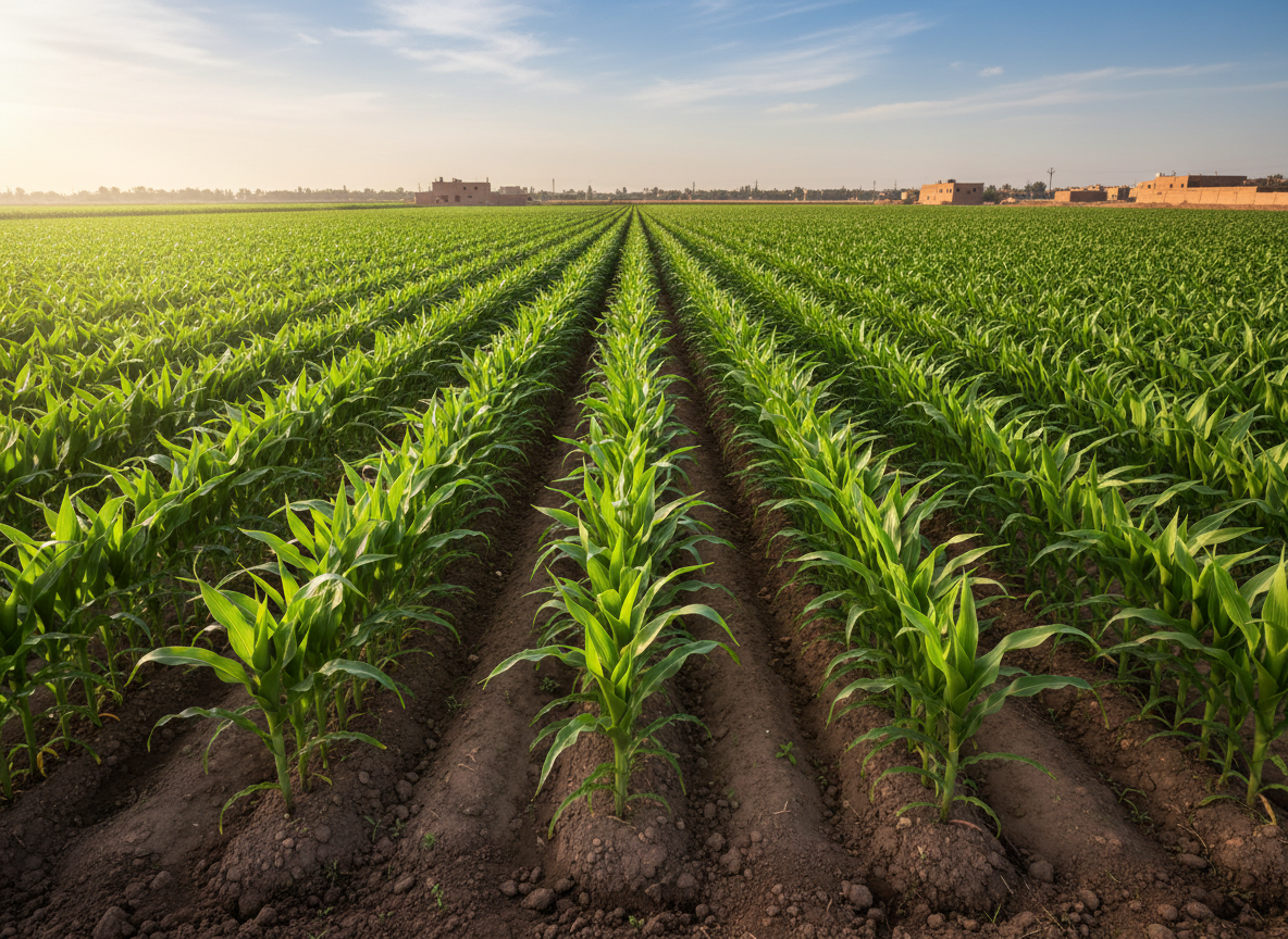 Diagnostic des pratiques culturales et suivi d’un essai en maïs en Égypte