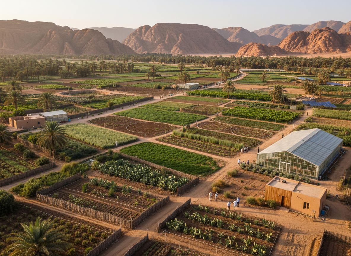 Accompagnement stratégique pour le développement agricole dans la région d'AlUla
