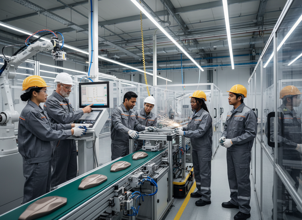 Réduire les temps de changement de série : un chantier SMED réussi.