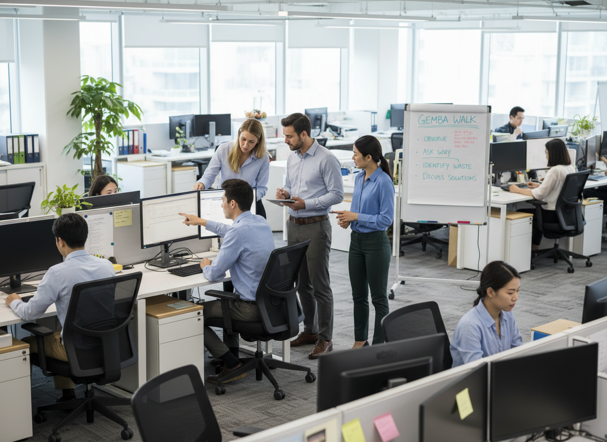Le Gemba : de l’observation terrain à l’amélioration durable.