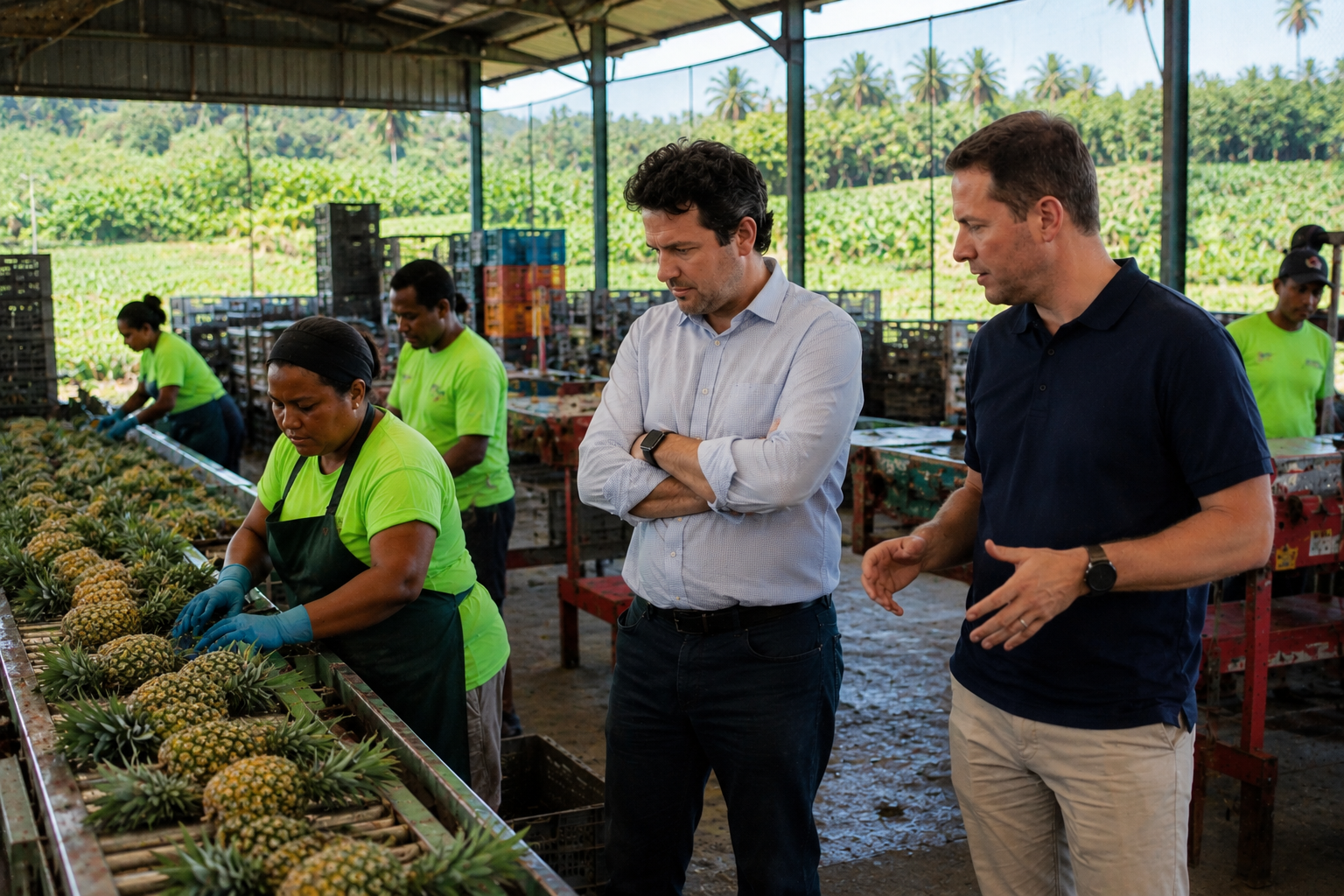 Développement d'une filière fruits et légumes.